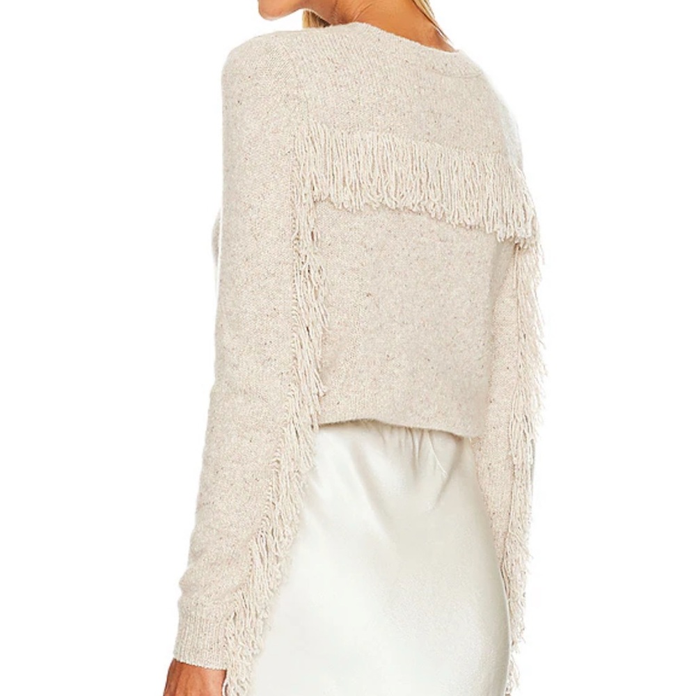 Revolve | Brodie Cashmere BoHo Fringe Crop Sweater